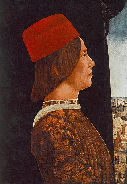 Ercole Roberti Portrait of Giovanni II Bentivoglio